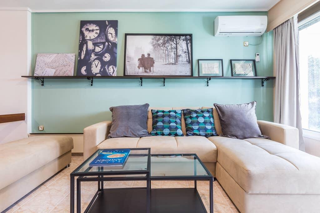 Sunny Apartment With 2 Bedrooms And Garden 格利法达 外观 照片